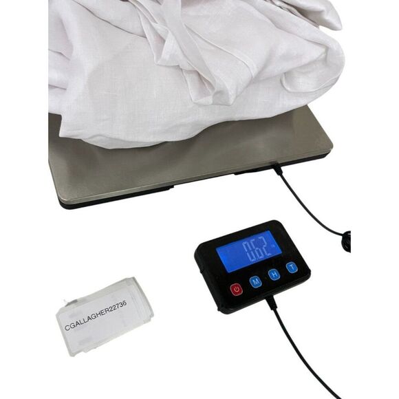 Massimo Dutti Womens Button Up Shirt S Small White Lined Oversized 9418/952 NWT - Picture 14 of 14